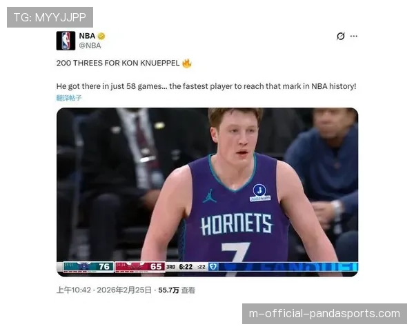 克尼佩尔黄蜂无球战术权重 三分命中率43.6%支撑空间体系